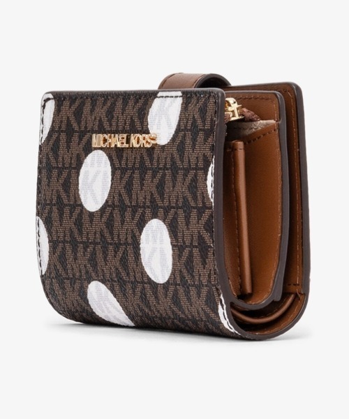 【MICHAEL KORS】国内発送 バイカラー 折り財布 JET SET TRAVEL マイケルコース MICHAEL KORS 折財布 JET SET TRAVEL バイカラー