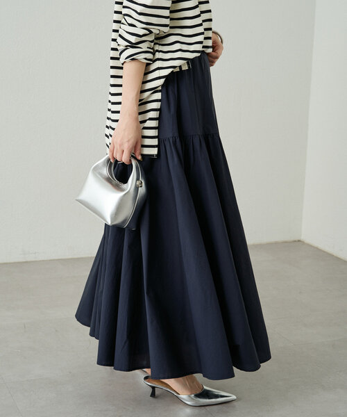 Loungedress スカート パネルギャザースカート : ZOZOTOWN Yahoo