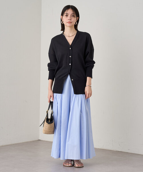 ラウンジドレス　パネルギャザースカート Loungedress スカート パネルギャザースカート : ZOZOTOWN Yahoo