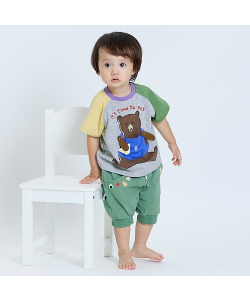 BIT'Z（ビッツ） tシャツ クマとライオンのピクニックお昼ご飯仕掛け