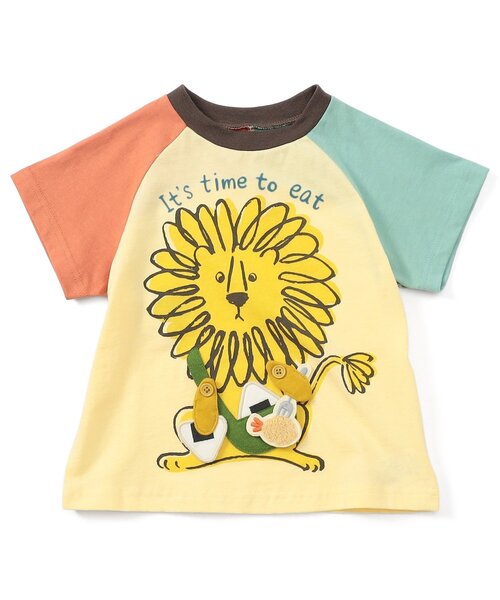 BIT'Z（ビッツ） tシャツ クマとライオンのピクニックお昼ご飯仕掛け