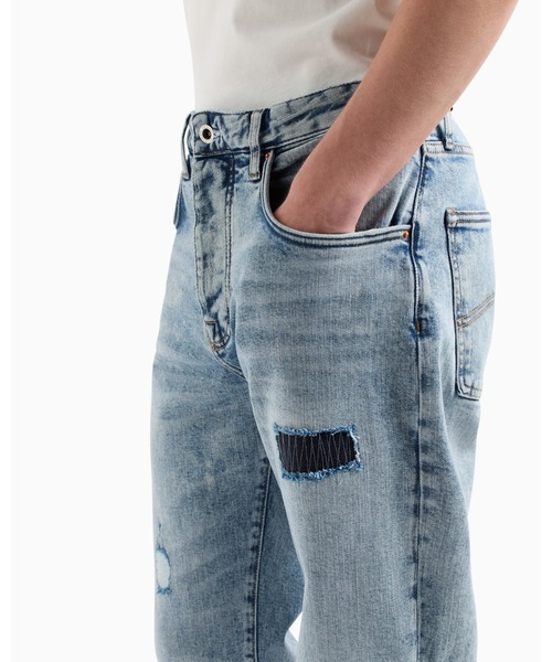 ARMANIアルマーニエクスチェンジライトブルーウォッシュデニム ARMANI EXCHANGE ジーンズ 「A|X アルマーニ エクスチェンジ