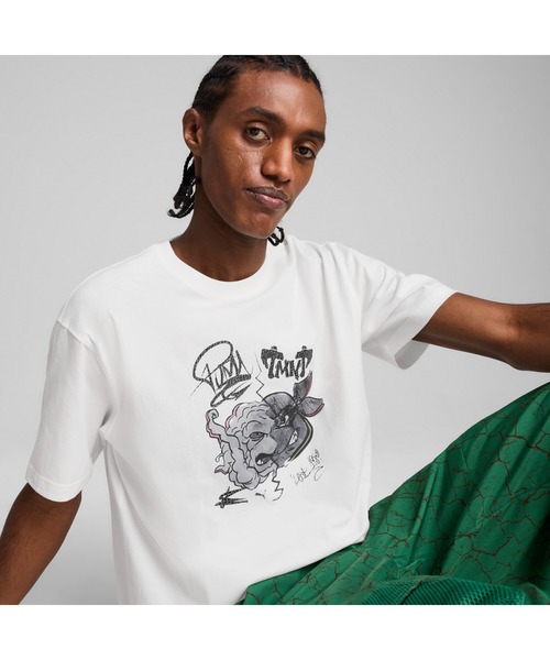PUMA tシャツ プーマ メンズ x TMNT リラックス グラフィック