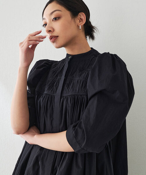 Whim Gazette ワンピース タックギャザーワンピース : ZOZOTOWN