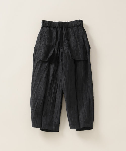 ワイドパンツ パンツ 「MOUN TEN. /マウンテン」別注 linenblend ワイドパンツ kids(110cm-140cm)の画像