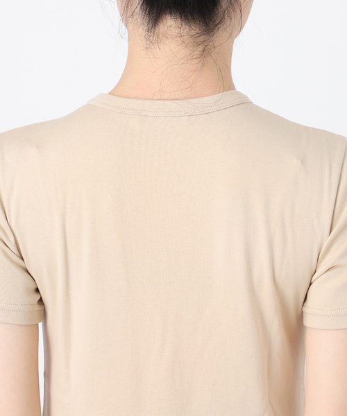 ATON ブラウン パーフェクトショートスリーブTシャツ　美品 ATON/エイトン｜「エイトン」の名品“パーフェクトショート