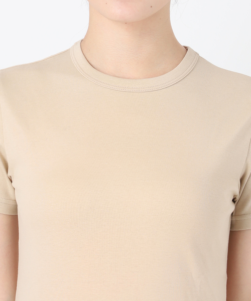 IENA tシャツ ATON/エイトン 別注 SUVIN FRAISE ショート