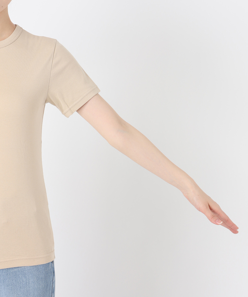 tシャツ ATON/エイトン 別注 SUVIN FRAISE ショートスリーブ Tシャツ レディース IENA｜ATON/エイトン 別注 SUVIN FRAISE ショートスリーブ