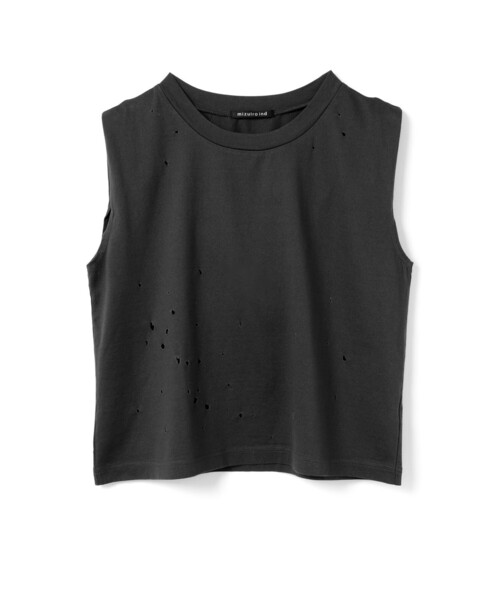 tシャツ mizuiro ind パンチングノースリーブプルオーバー レディース mizuiroind tシャツ mizuiro ind パンチングノースリーブプル