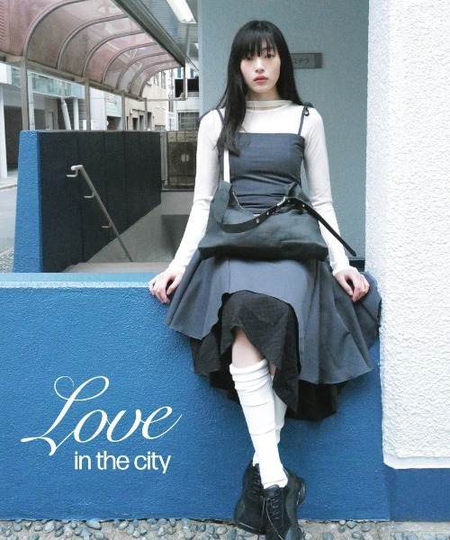 韓国大人気★Miseki SEOUL★Unbalanced layered one piece 2色 Miseki SEOUL ワンピース Unbalanced layered one piece