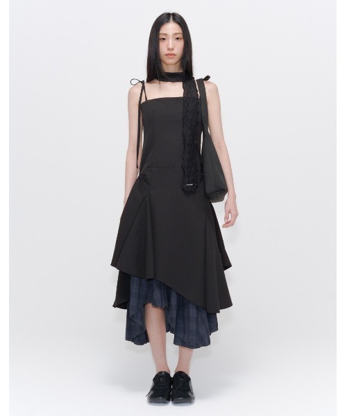 韓国大人気★Miseki SEOUL★Unbalanced layered one piece 2色 Miseki SEOUL ワンピース Unbalanced layered one piece