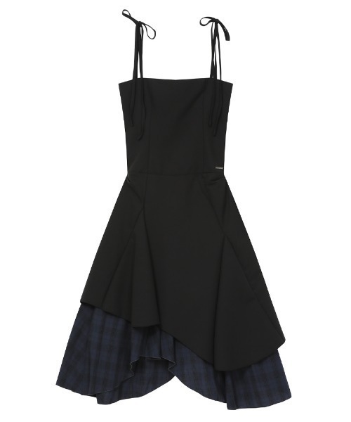 韓国大人気★Miseki SEOUL★Unbalanced layered one piece 2色 Miseki SEOUL ワンピース Unbalanced layered one piece
