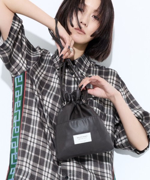 beautiful people ブラック ショルダーバッグ beautiful people ショルダーバッグ バッグ ビューティフル