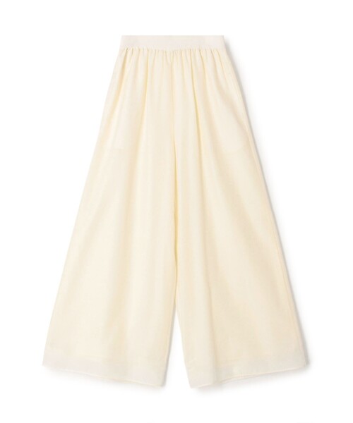 DES PRES パンツ コットンシルクローン ワイドパンツ レディース  