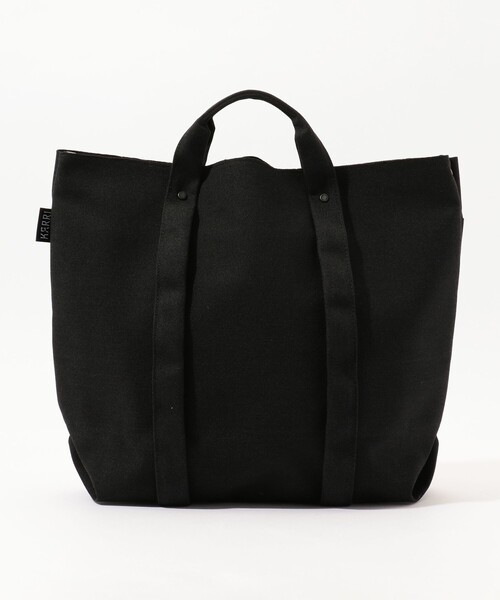 バッグ AMIACALVA 2WAY FLAT TOTE BLACK AMIACALVA / LEATHER 2WAY FLAT TOTE | NEST authentic dry goods