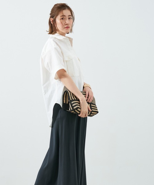 MICA&DEAL ブラウス シャツ サファリシャツ「セットアップ対応