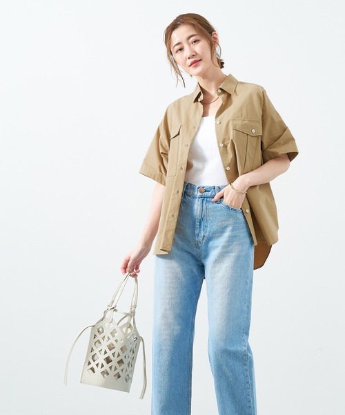 MICA&DEAL ブラウス シャツ サファリシャツ「セットアップ対応