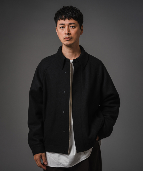 EDIFICE（エディフィス） ジップアップブルゾン LARGE ブラック メンズ
