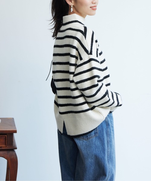 「Chez toi」 長袖ニット FREE ピンク レディース_画像6