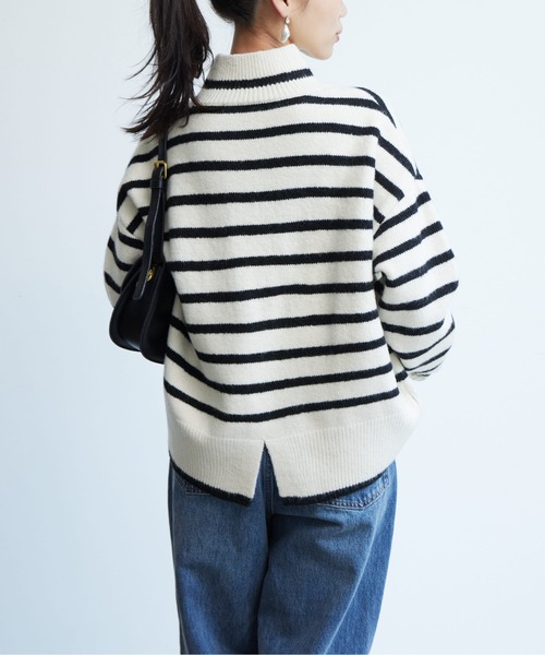 「Chez toi」 長袖ニット FREE ピンク レディース_画像7