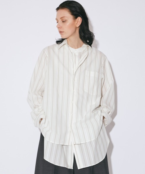 beautiful people シャツ beautiful people (ビューティフルピープル) logo jacquard