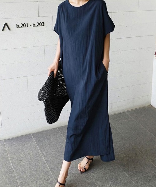 ワンピース リネン風ノースリーブワンピース : ZOZOTOWN Yahoo!店