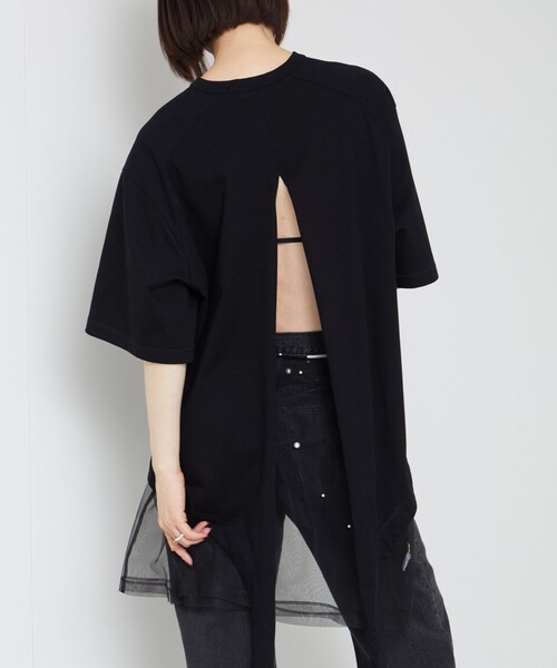 tシャツ 「AEWEN MATOPH」バックスリット ビッグTシャツ レディース