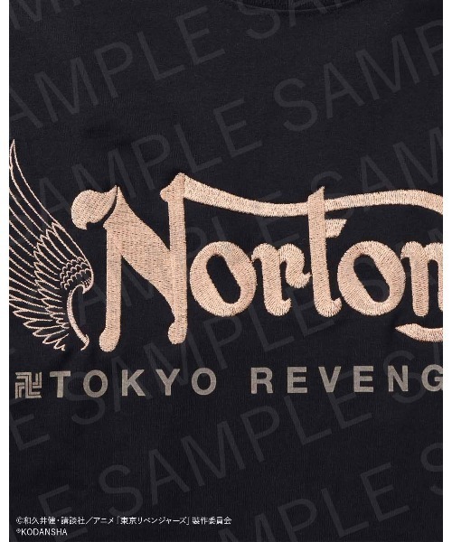 ノートン 「Norton」 長袖Tシャツ「東京リベンジャーズコラボ