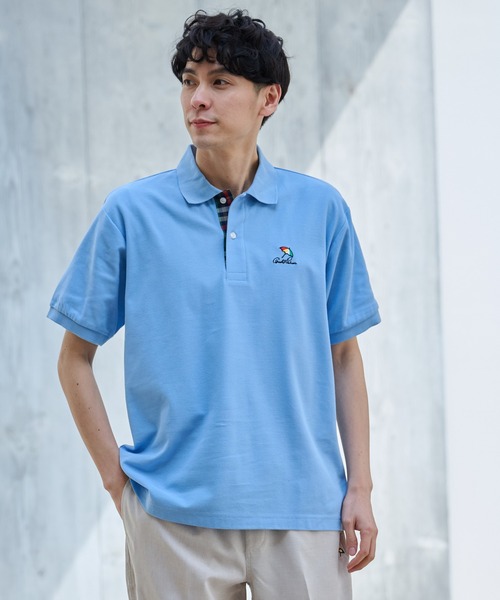 ロロピアーナ メンズ ポロシャツ 半袖Tシャツ 綿  カノコ　ブルー　L 楽天市場】ポロシャツ メンズ 半袖 半袖ポロシャツ ストレッチ