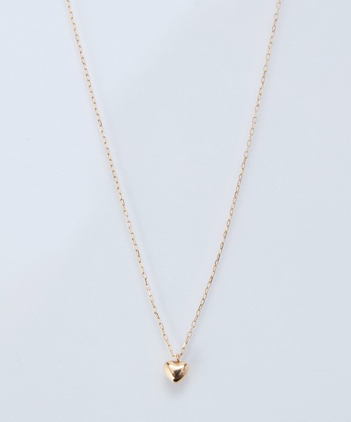 Phoebe K10ネックレス Phoebe（フィービー） ネックレス 「K10」ワントップハートネックレス