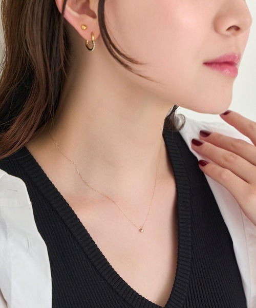 Phoebe（フィービー） ネックレス 「K10」ワントップハートネックレス