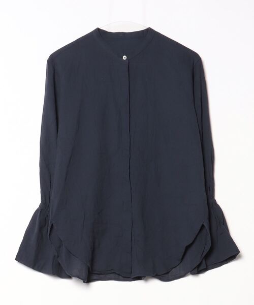 「BEAUTY&YOUTH UNITED ARROWS」 長袖ブラウス - ネイビー レディース