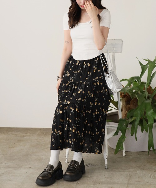 新品タグ付き　カットソー ROOP TOKYO tシャツ Square Neck Top with Cups / カップ付き