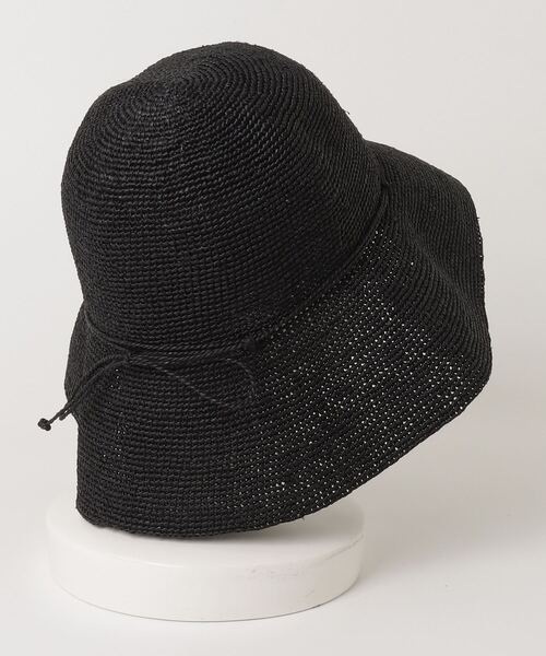 「Helen Kaminski」 ビジューストローハット - ブラック レディース_画像2