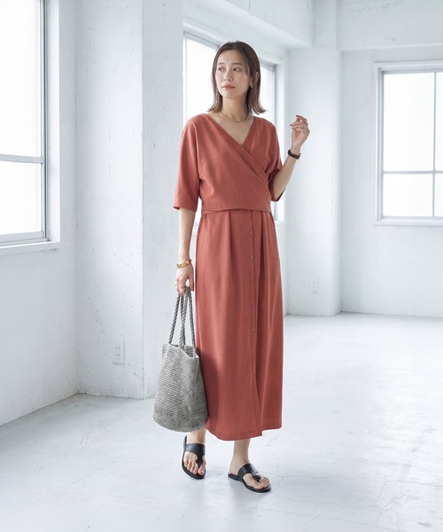 STYLE DELI（スタイルデリ） ワンピース 「LUXE」カシュクールみたいに