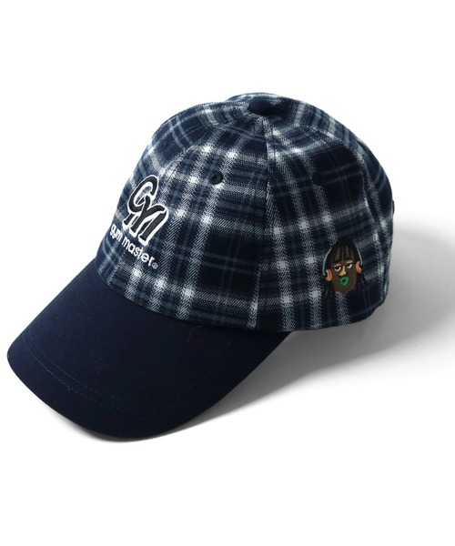 gym master（ジムマスター） キャップ 帽子 ネルコンビキャップ