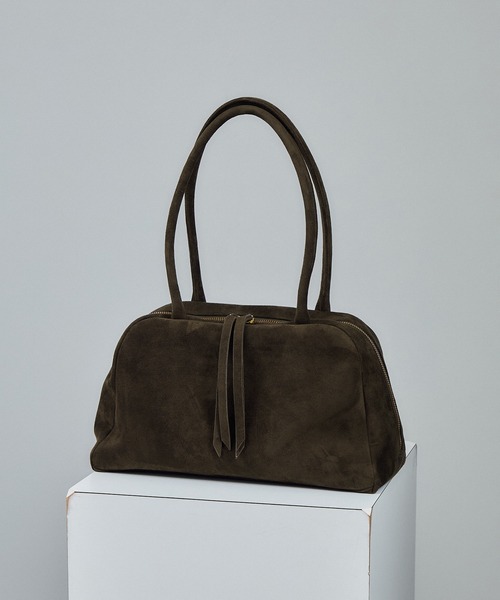 本革スエード ボストンバッグ SALON adam et rope' ボストンバッグ 「WEB限定」スウェードソフト