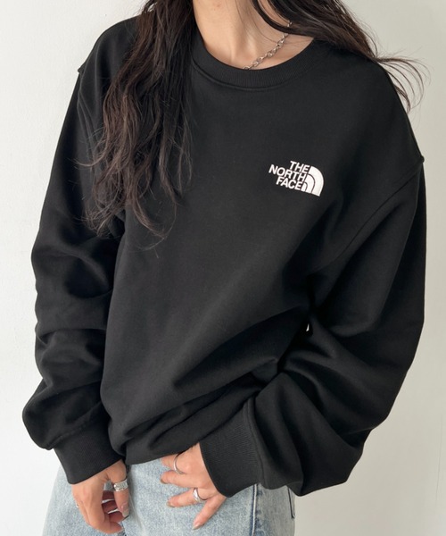 THE NORTH FACE ブラック トレーナー　レディース　M THE NORTH FACE レディーストレーナー｜トップス｜ファッション