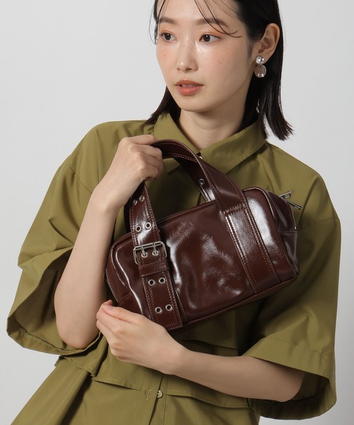 LAKOLE（ラコレ） ショルダーバッグ バッグ アイレットベルトミニ