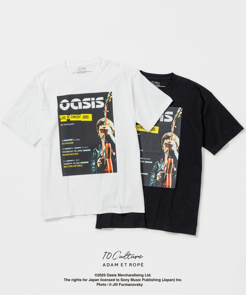 oasis Tシャツ 黒 Adam et rope oasis×ADAM ET ROPE'の別注Tシャツコレクションの新作が発売開始