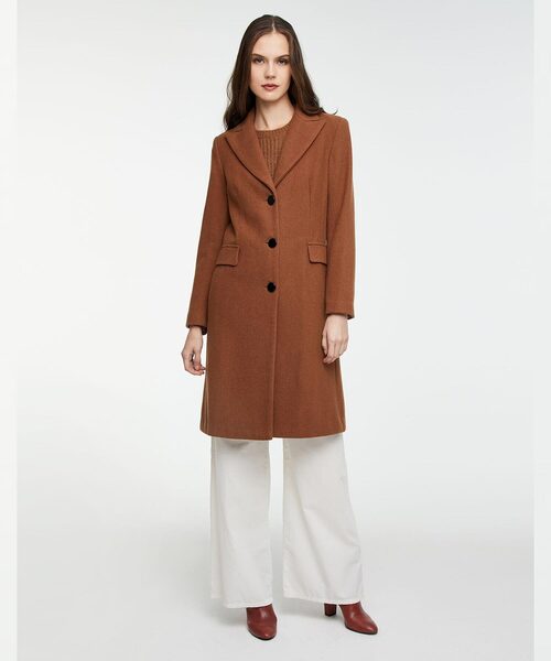 「SISLEY」 チェスターコート 40 ブラック レディース_画像4