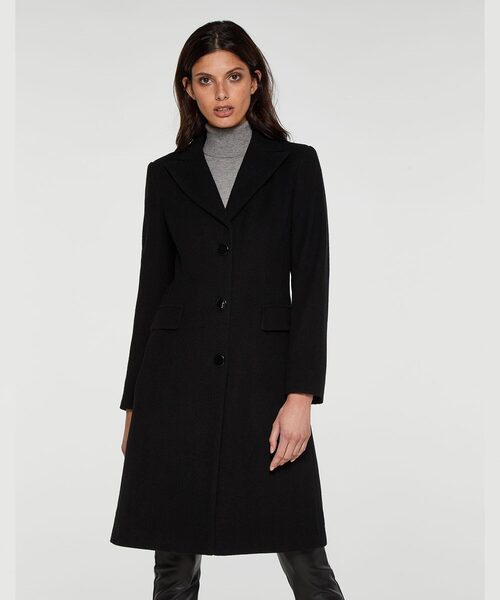 「SISLEY」 チェスターコート 40 ブラック レディース_画像7