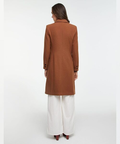 「SISLEY」 チェスターコート 40 ブラック レディース_画像8