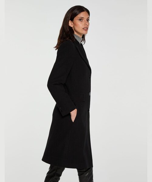 「SISLEY」 チェスターコート 40 ブラック レディース_画像9