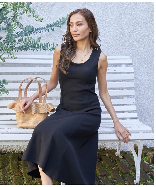 「CHILLE」 ノースリーブワンピース FREE ミント レディース_画像3