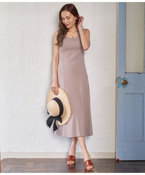 「CHILLE」 ノースリーブワンピース FREE ミント レディース_画像8