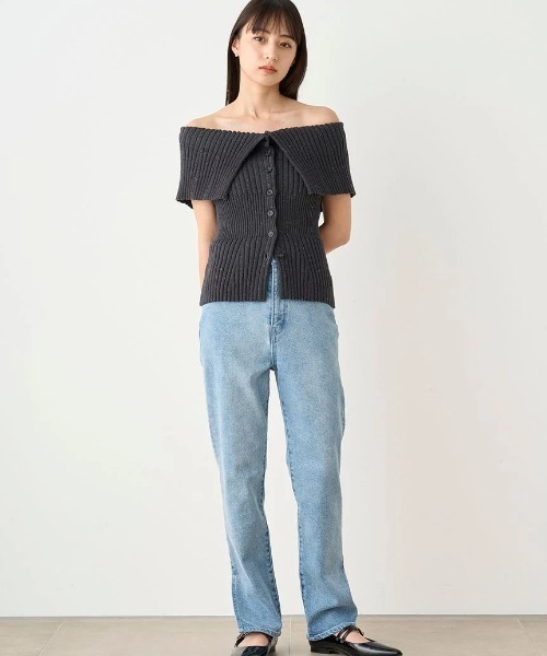 「SNIDEL」 デニムパンツ 1 ブラック レディース