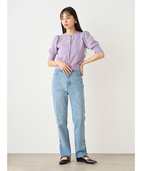 「SNIDEL」 デニムパンツ 1 ブラック レディース