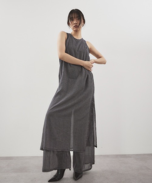 HANNE オールインワン シアードットレイヤードオールインワン 