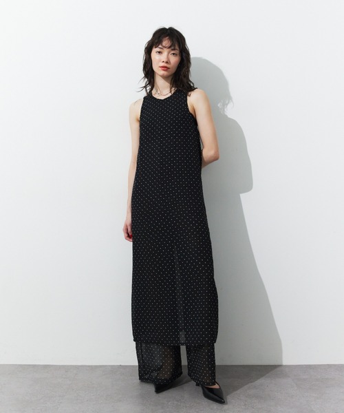 HANNE オールインワン シアードットレイヤードオールインワン